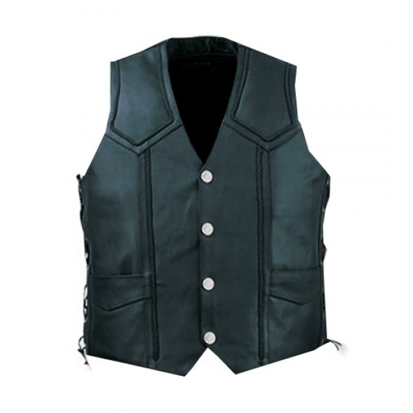 Men Leather Vest